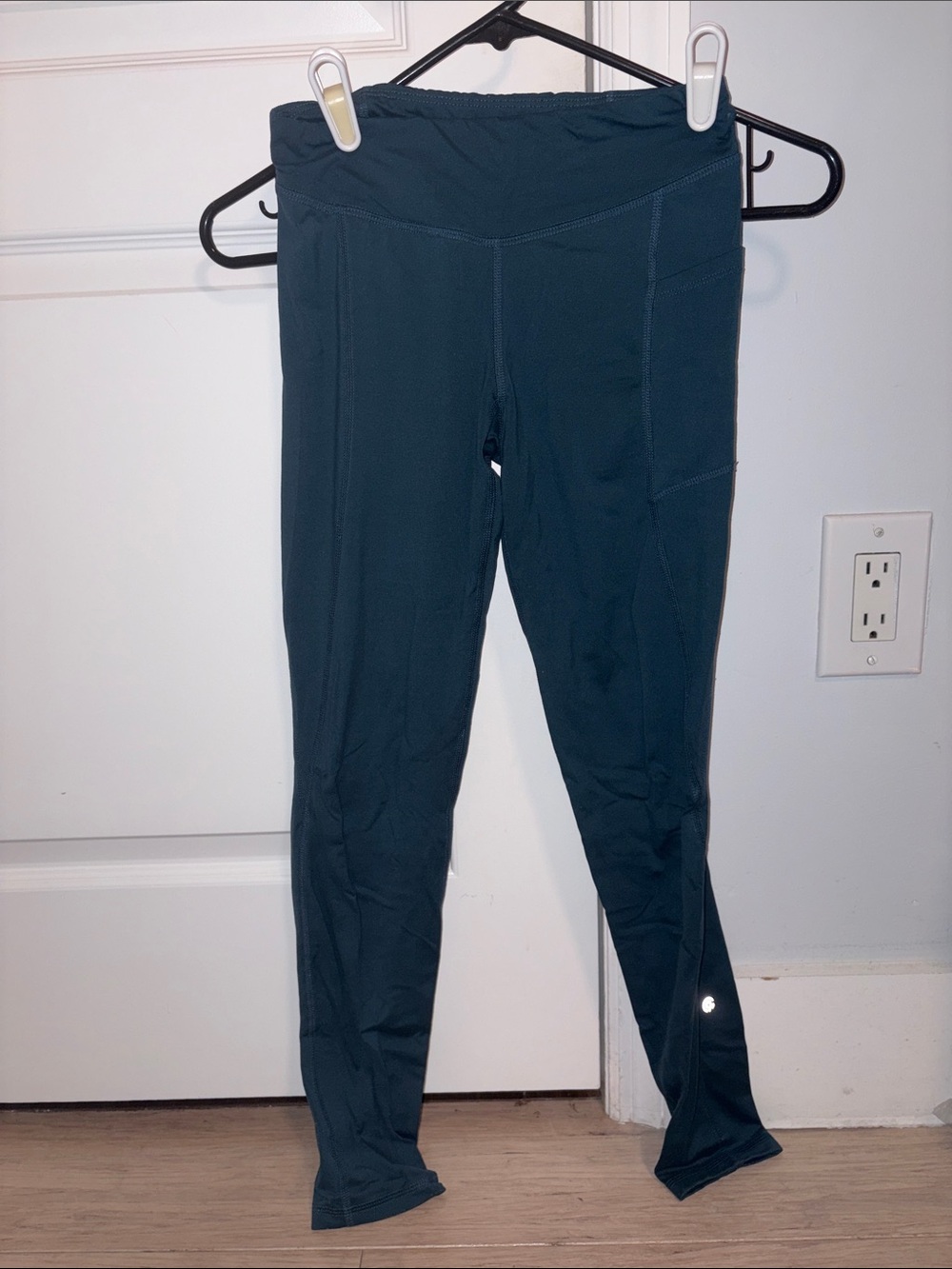 Kids Athletic Leggings - Dark Teal
